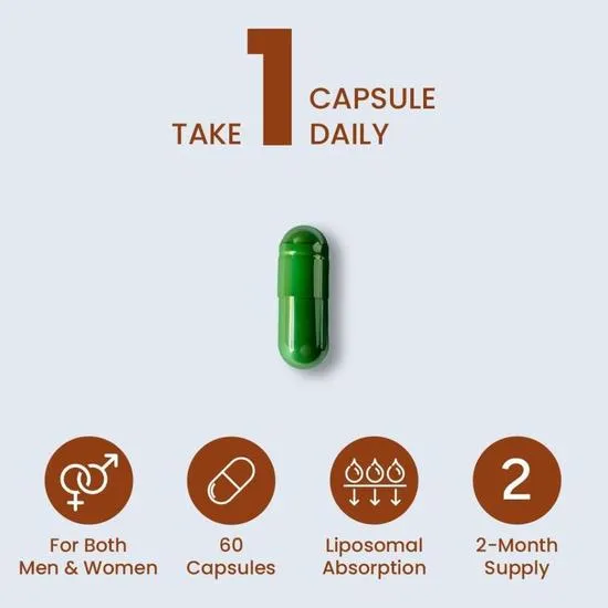 ZeroHarm Liposomal Lung Support Capsules 60 Capsules