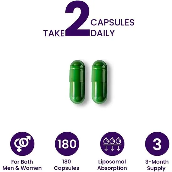 ZeroHarm Liposomal Biotin 5000ug Capsules 180 Capsules