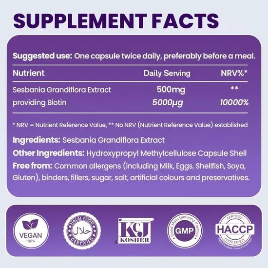 ZeroHarm Liposomal Biotin 5000ug Capsules 180 Capsules