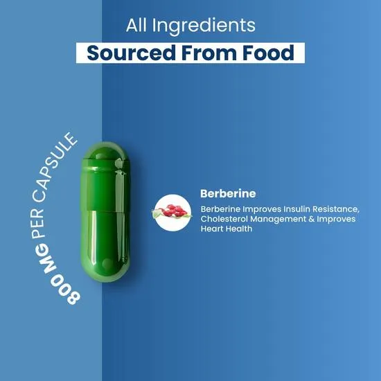 ZeroHarm Liposomal Berberine 500mg Capsules 120 Capsules