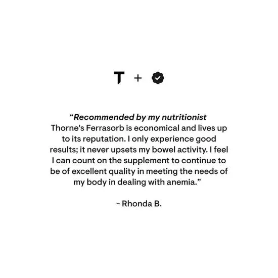 Thorne Ferrasorb 60 Capsules