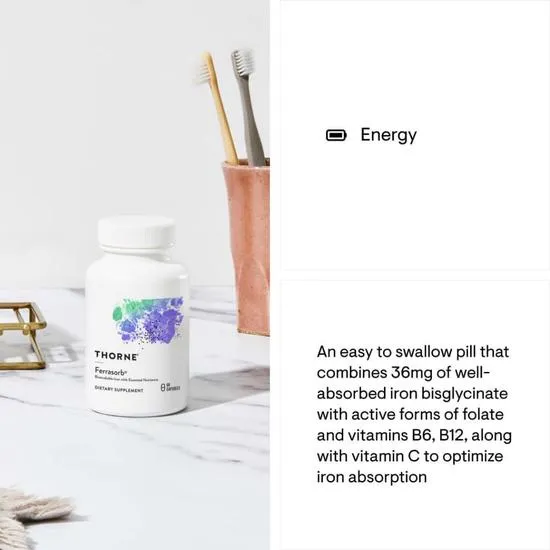 Thorne Ferrasorb 60 Capsules