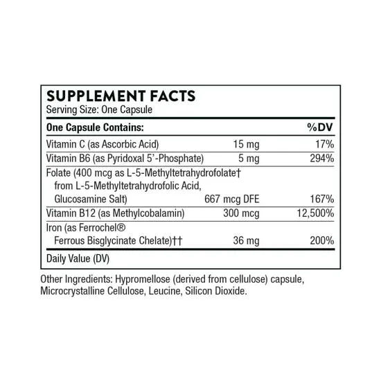 Thorne Ferrasorb 60 Capsules