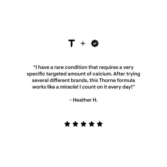 Thorne Calcium Capsules 120 Capsules