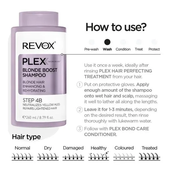 Revox B77 Plex Blond Boost Shampoo 260ml
