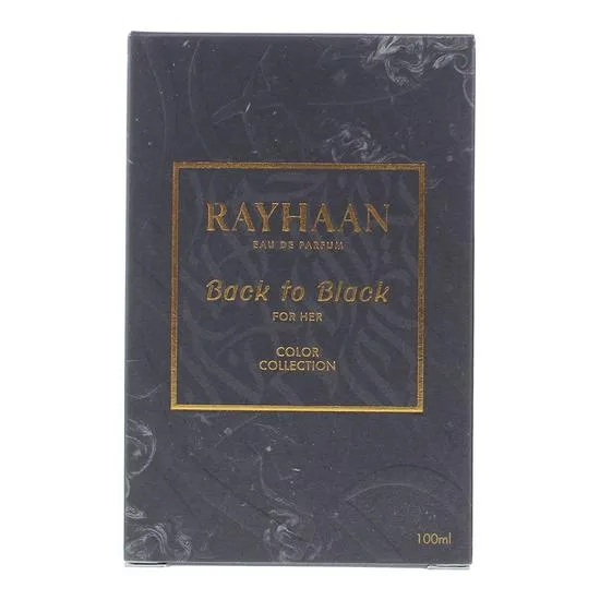 Rayhaan Back To Black Eau De Parfum 100ml