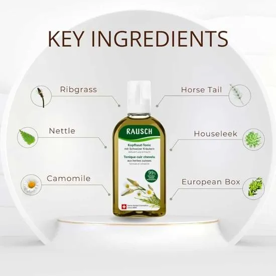 Rausch Swiss Herbal Hair Tonic For Healthy Hair 200ml