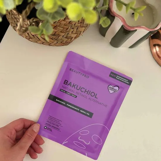 BeautyPro Bakuchiol Face Mask Single Mask