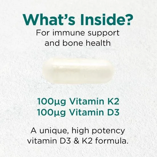 Cytoplan Vitamin K2 & Vitamin D3 Capsules 60 Capsules