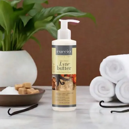 Cuccio Vanilla Bean & Sugarcane Lyte Body Butter 946ml