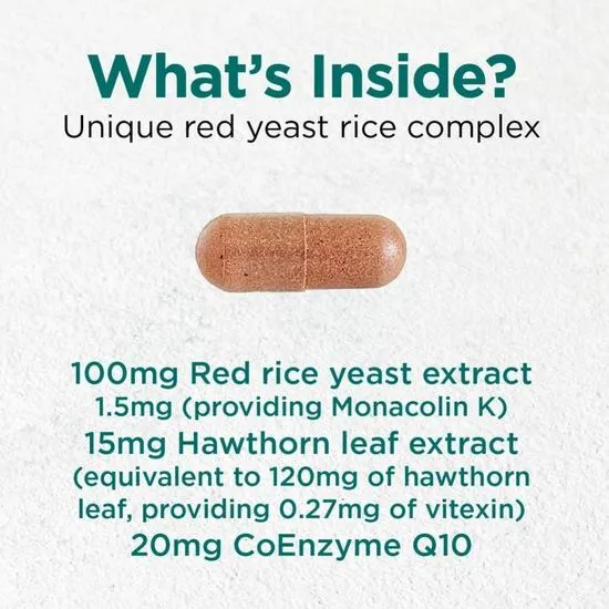 Cytoplan Red Rice Yeast Plus Capsules 90 Capsules