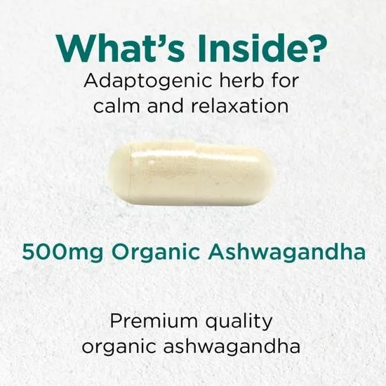 Cytoplan Organic Ashwagandha Capsules 60 Capsules