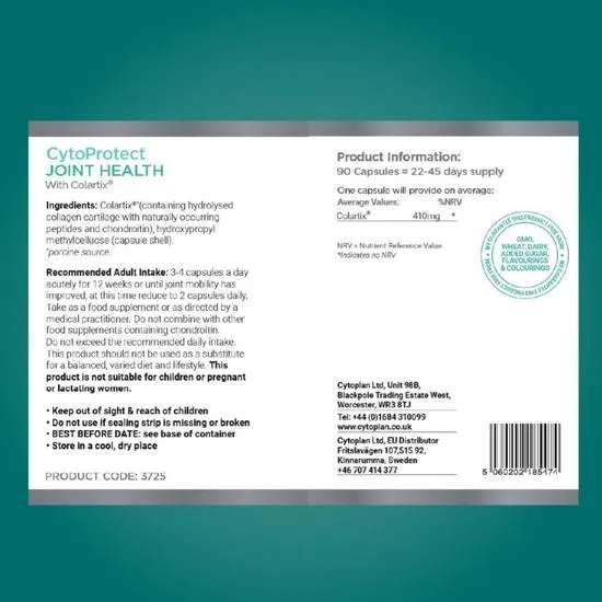 Cytoplan Cytoprotect Joints Capsules 90 Capsules