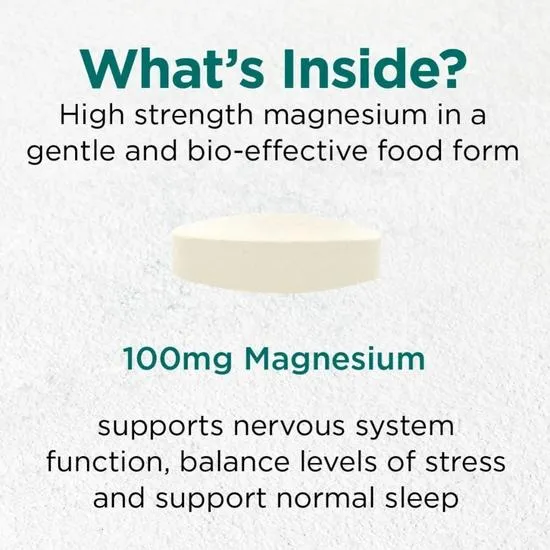 Cytoplan Biofood Magnesium 100mg Tablets 60 Tablets