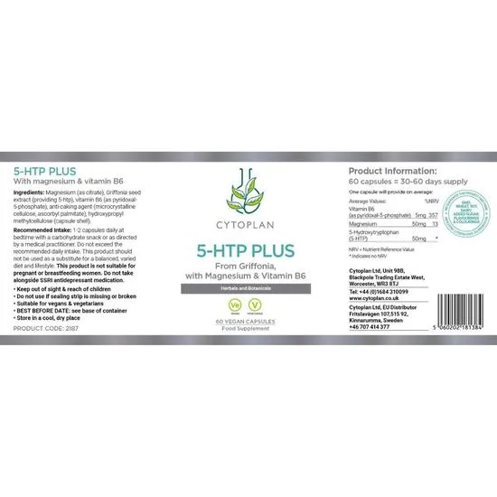 Cytoplan 5-HTP Plus Capsules 60 Capsules
