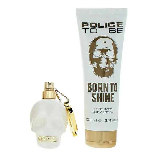 Police To Be Born To Shine Eau De Parfum 40ml + Body Lotion 100ml Gift Set For Her 40ml