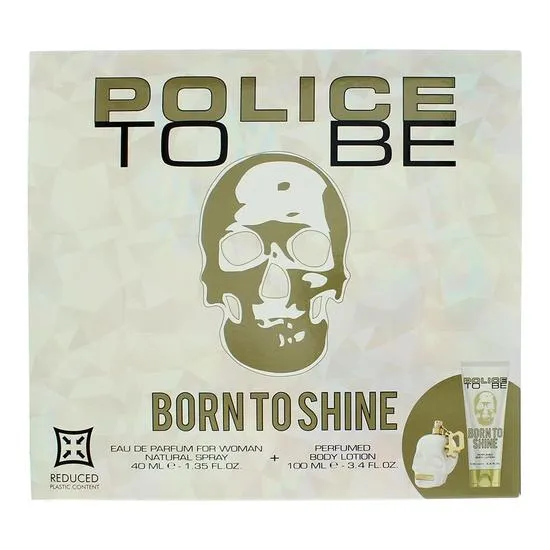 Police To Be Born To Shine Eau De Parfum 40ml + Body Lotion 100ml Gift Set For Her 40ml