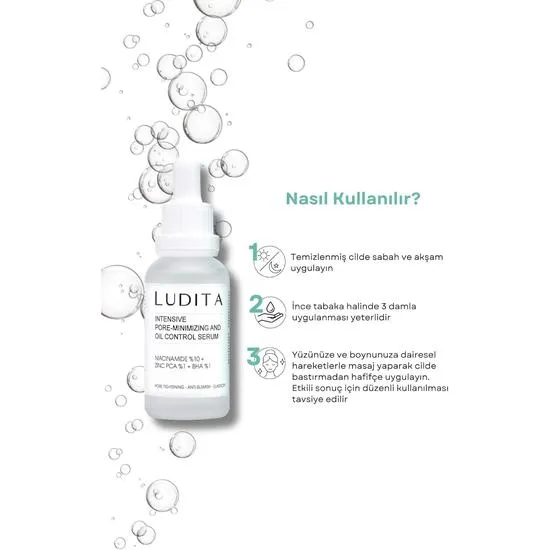 Ludita Niacinamide 10% + Zinc PCA 1% Serum 30ml