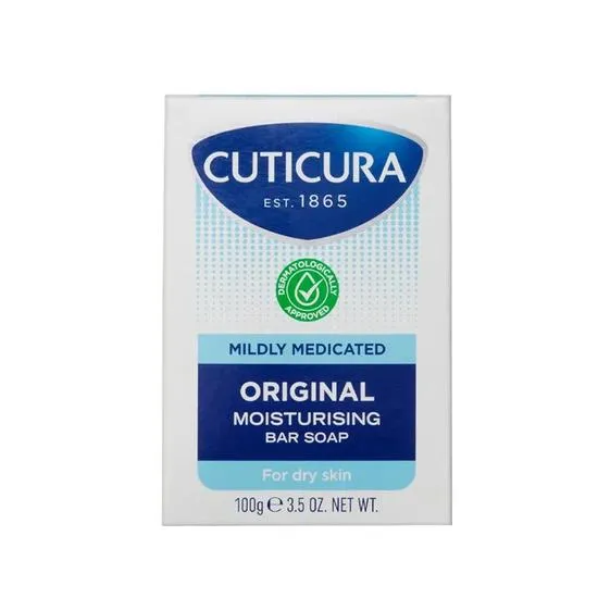 Cuticura Mildly Medicated Original Moisturising Bar Soap 100g