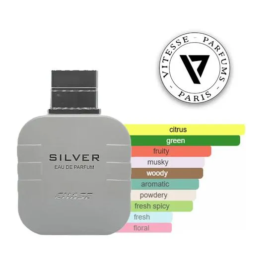 Vitesse Paris Chase Silver Eau De Parfum 100ml
