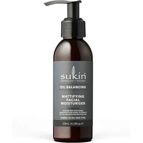 Sukin Oil Balancing Mattifying Facial Moisturiser 125ml