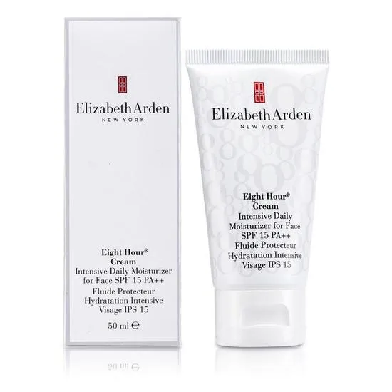 Elizabeth Arden Eight Hour Cream Intensive Daily Moisturiser For Face SPF 15 49g
