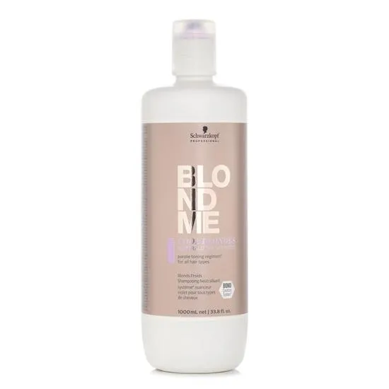 Schwarzkopf Blondme Cool Blondes Neutralising Shampoo 1000ml