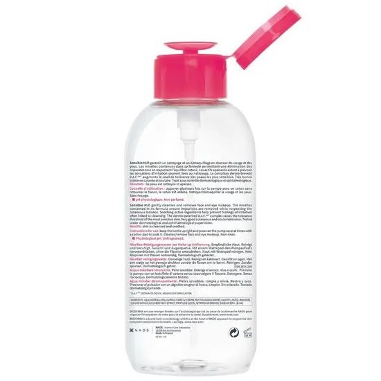 Bioderma Sensibio H2o Make-up Removing Micelle Solution 500ml