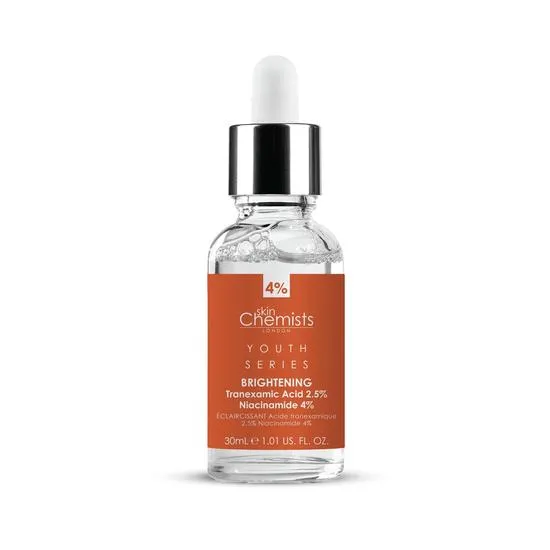 skinChemists Tranexamic Acid 2.5%, Niacinamide 4% Brightening Serum Duo Pack 30ml x 2