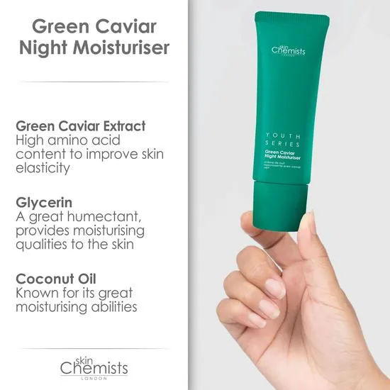 skinChemists Green Caviar Night Moisturiser 50ml