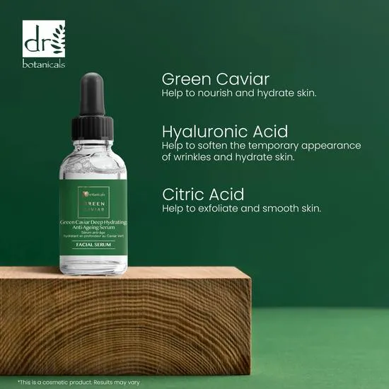 Dr Botanicals Green Caviar Deep Hydrating Anti-Ageing Serum 30ml