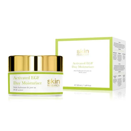 Skin Research Activated EGF Day Moisturiser Twin Value Savings Pack 50ml