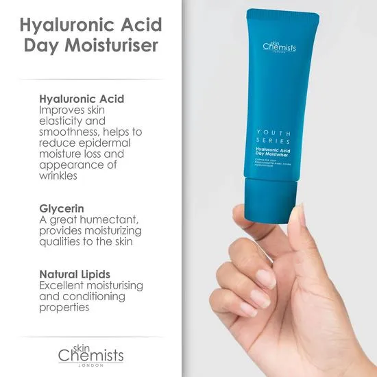 skinChemists 1% Hyaluronic Acid Day Moisturiser 50ml
