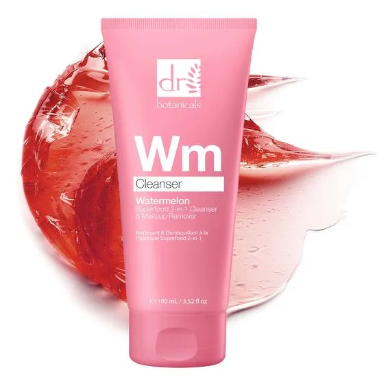 Dr Botanicals Watermelon Superfood 2-in-1 Cleanser & Makeup Remover Trio