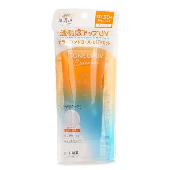Rohto Skin Aqua Tone Up UV Essence Blue