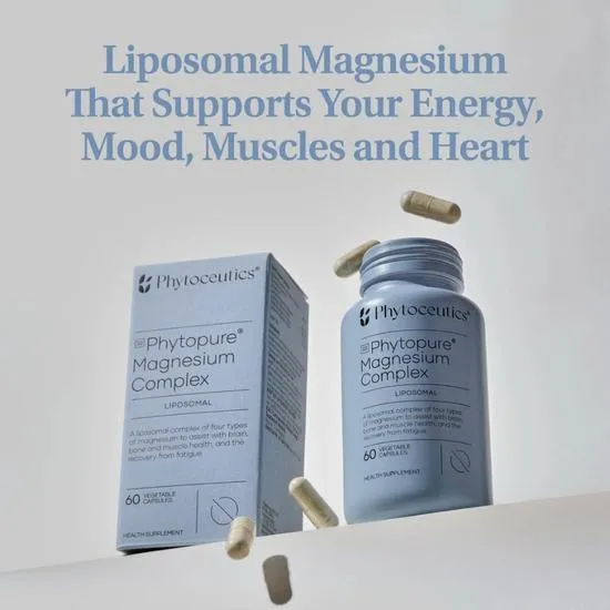 Phytoceutics Phytopure Magnesium Complex Capsules 60 Capsules
