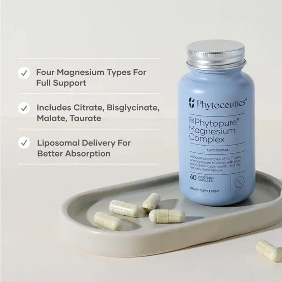 Phytoceutics Phytopure Magnesium Complex Capsules 60 Capsules