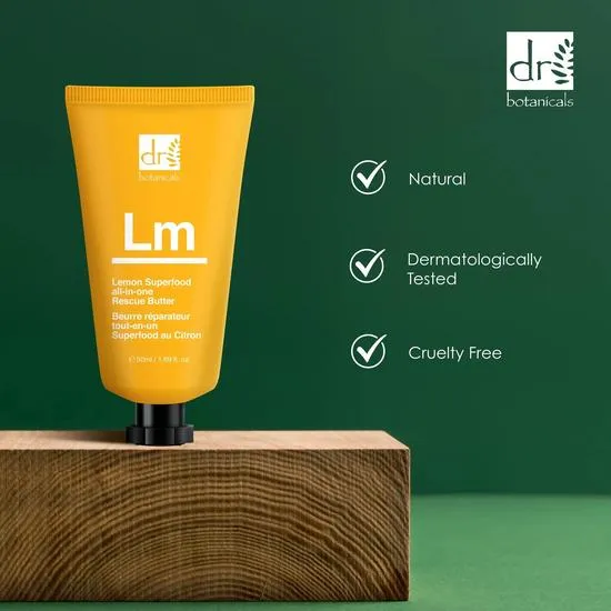 Dr Botanicals Lemon Superfood All-In-One Rescue Butter 60ml