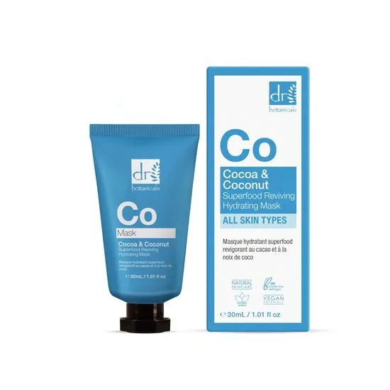 Dr Botanicals Cocoa & Coconut Superfood Reviving Hydrating Mask Duo