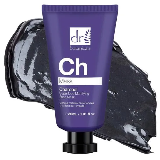 Dr Botanicals Anti-Ageing Charcoal Superfood Face Mask Duo