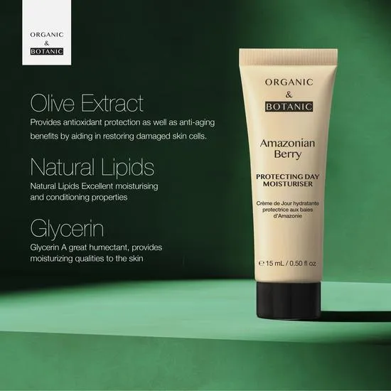 Organic & Botanic Anti-Ageing Amazonian Berry Day Moisturiser 15ml