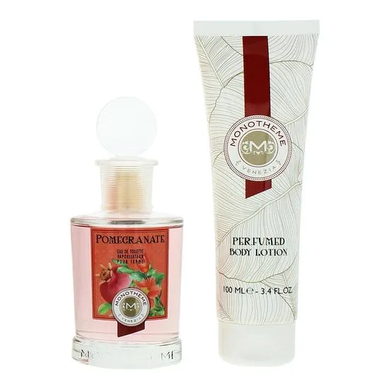 Monotheme Pomegranate Eau De Toilette 100ml + Body Lotion 100ml Gift Set For Her 100ml