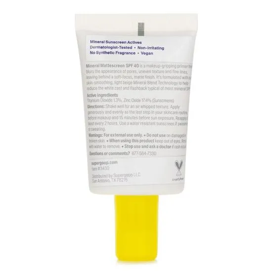 Supergoop! Mineral Mattescreen SPF 40 20ml