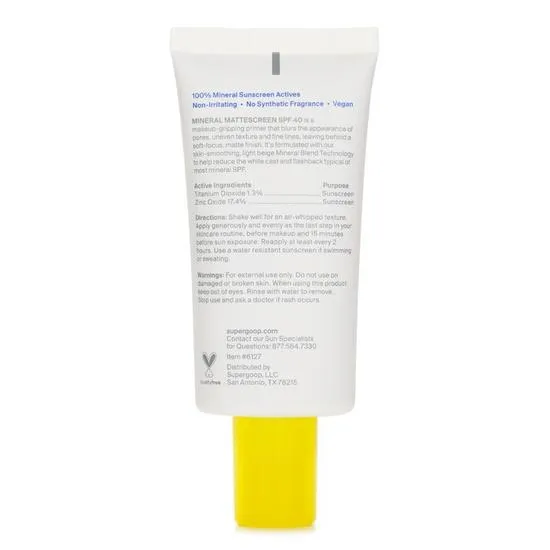 Supergoop! Mineral Mattescreen SPF 40 20ml