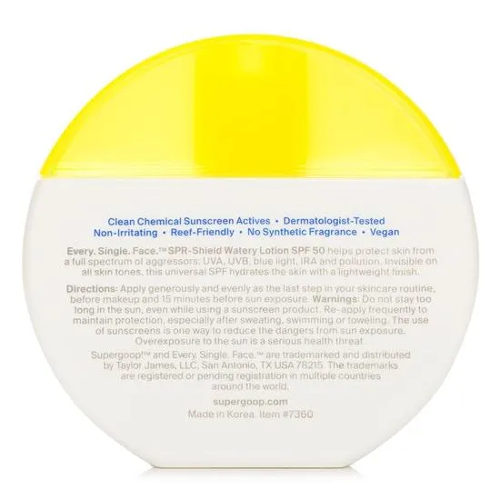 Supergoop! Every. Single. Face. Watery Lotion SPF 50 50ml