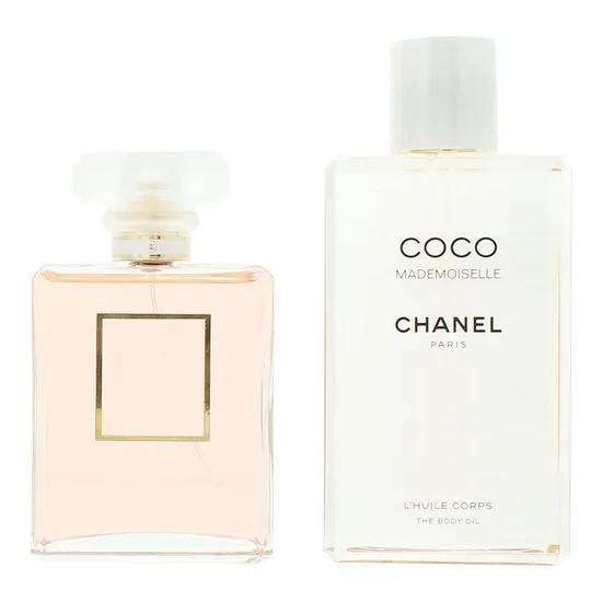 CHANEL Mademoiselle Eau De Parfum 100ml + Body Oil 200ml Gift Set For Her 100ml