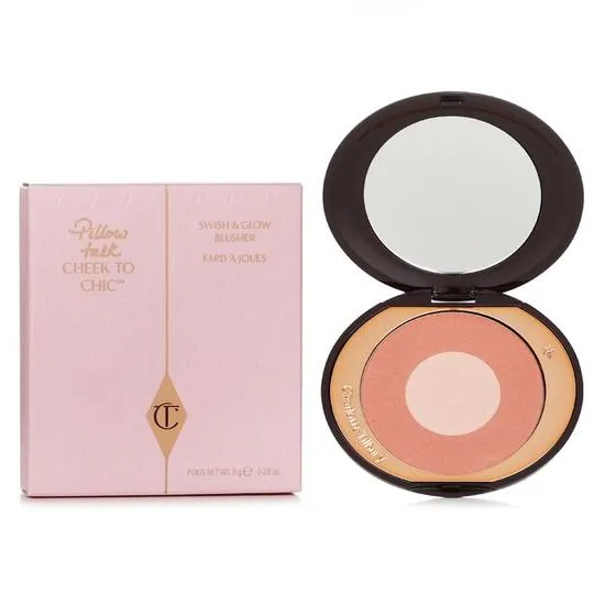 Charlotte Tilbury Cheek To Chic Swish & Glow Blusher Pillow Talk
