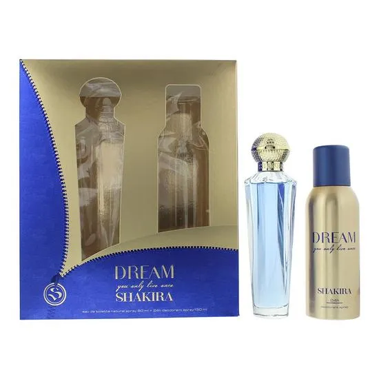 Shakira Dream You Only Live Once Eau De Toilette + Deodorant Spray Gift Set 80ml