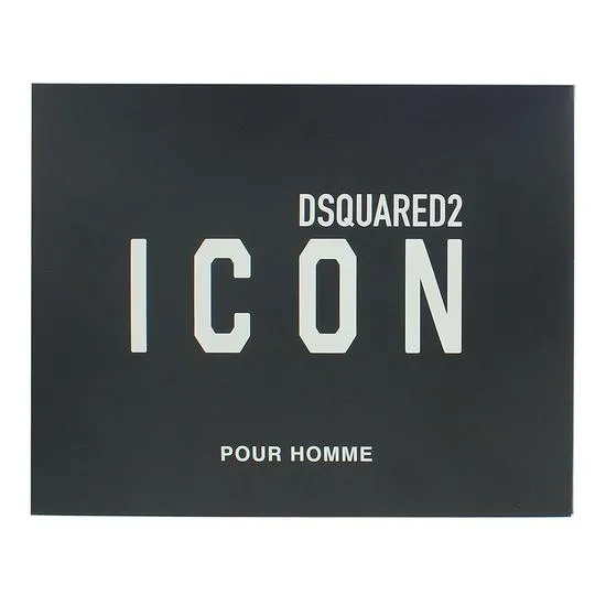 Dsquared2 Icon Pour Homme Eau De Parfum 100ml, Shower Gel 100ml + Aftershave Balm 100ml Gift Set 100ml