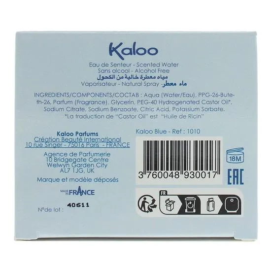 Kaloo Blue Scented Water Spray For Baby 95ml